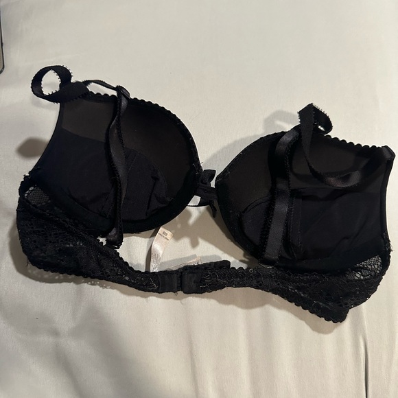 Victorias Secret Black Push Up Bra 32B - Picture 4 of 4